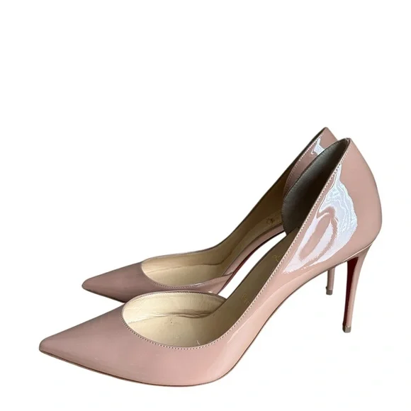 Christian Louboutin Iriza 85mm nude heels RETAIL 895 - Picture 3 of 10